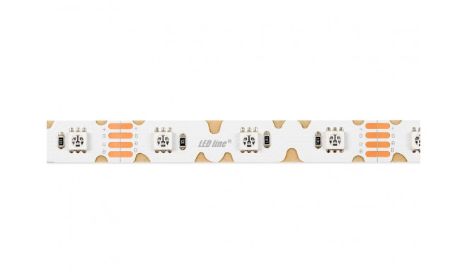 LED riba 12V, 10W, RGB, IP20, 42 LED/m, SMD5050, S-kujuline, LED line