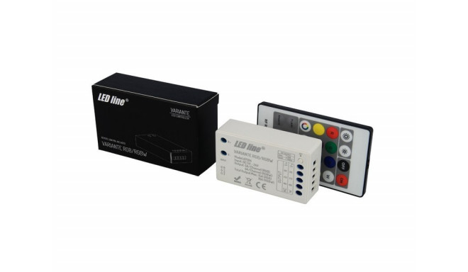 LED controller, 5-24V, 4x4A (3x5A), RGBW, +RF with remote control, LED LINE