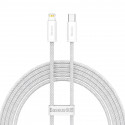 Cable USB C plug  to iP Lightning 20W 1m White Dynamic Baseus