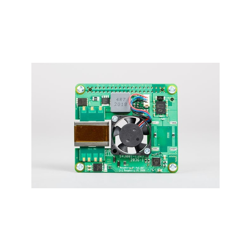 Power over Ethernet (PoE) HAT for Raspberry Pi 3 Model B+ / 4B ...