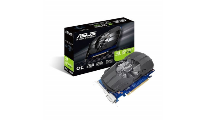Graphics Card|ASUS|NVIDIA GeForce GT 1030|2 GB|GDDR5|64 bit|PCIE 3.0 16x|Memory 6008 MHz|Dual Slot F