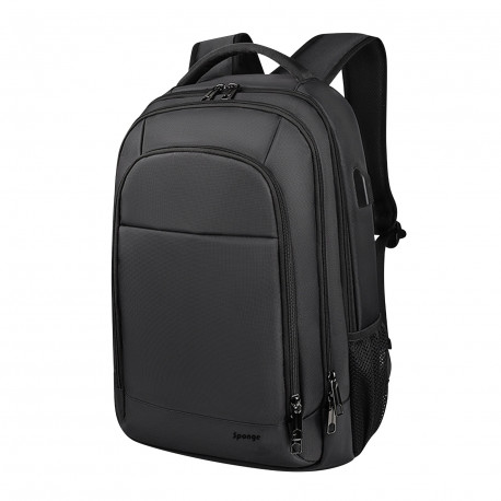 Sponge laptop backpack Business 14.1-15.6", black