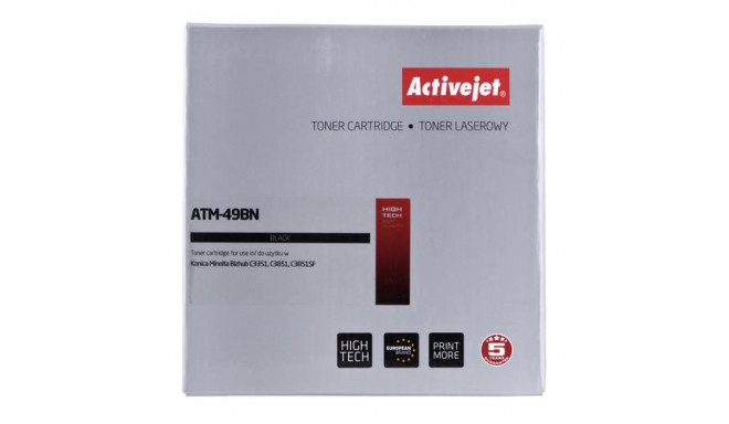 Activejet ATM-49BN toner (replacement for Konica Minolta TNP49K; Supreme; 13000 pages; black)