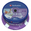 Verbatim DVD+R 8.5GB 8x DL Printable 25pcs Cake Box (43667)