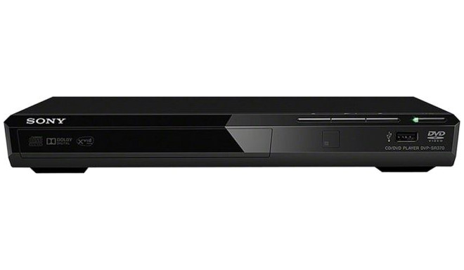 Sony DVP-SR370B, DVD player (black, USB)