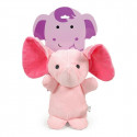 Soft toy for dogs Gloria Hoa Pink Elephant Polyester Eva Rubber