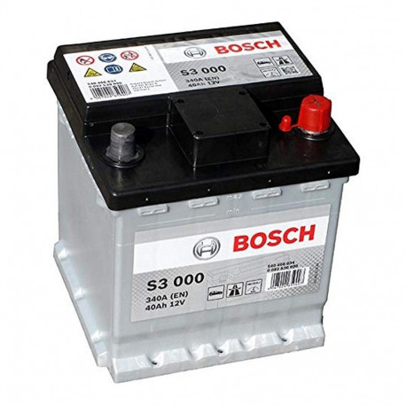 Automašīnas akumulators BOSCH S3000 340 A 12 V 40 Ah