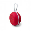 Karbiiniga kaasaskantav Kõlar 144934 Bluetooth 3W (Punane)