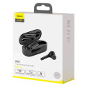 Baseus Earphone Bluetooth Encok W07 True Wireless Dual Mic BT 5.0 TWS Black (NGW07-01)