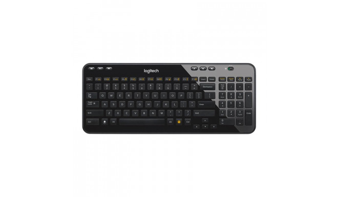Logitech K360, RUS, must - Juhtmevaba klaviatuur