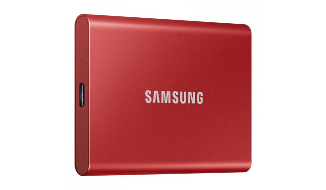 Samsung T7, 2 TB, USB 3.2, punane - Väline SSD