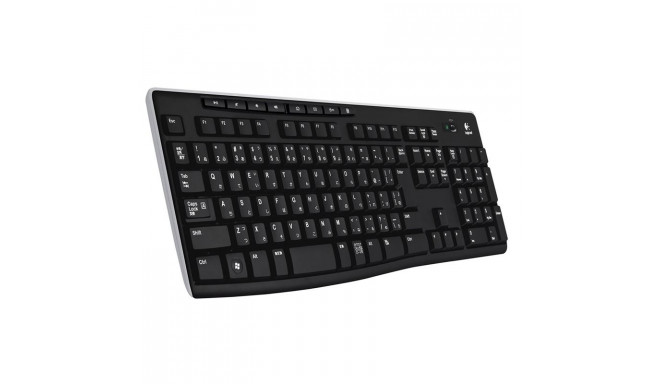 Logitech K270, US, must - Juhtmevaba klaviatuur