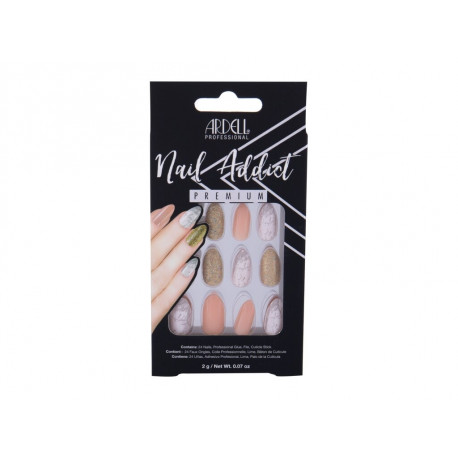 Ardell Nail Addict Premium (24ml) (Pink Marble & Gold)