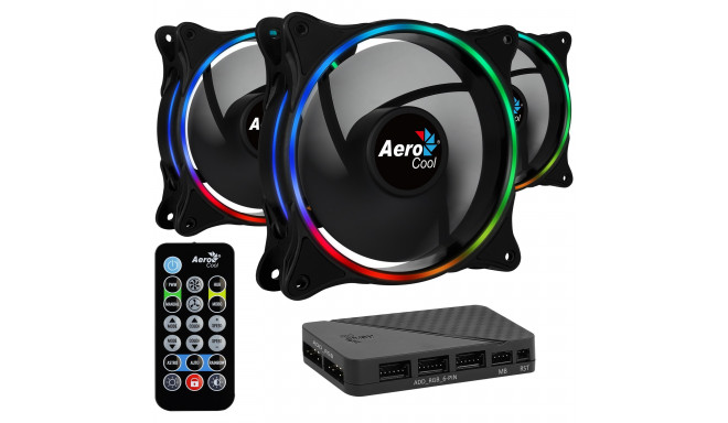 Aerocool Eclipse 12 PRO ARGB 12cm Remote Control Computer Cooler Kit