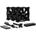 Aerocool Eclipse 12 PRO ARGB 12cm Комплект кулеров для компьютера с дистанционным управлением