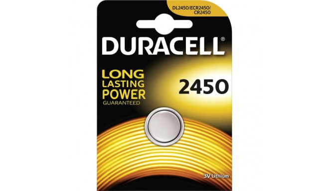 Duracell CR2450 Lithium 3V Tablet Battery