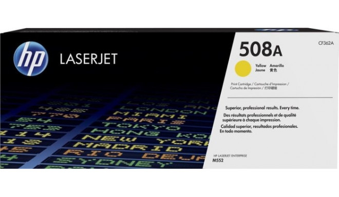 HP tooner 508A CF362A, kollane