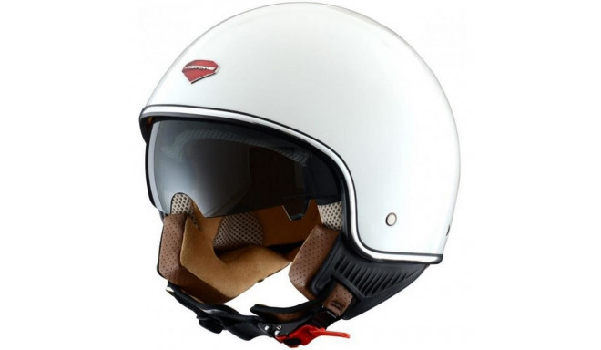 Helmet Astone Helmets MiniJet Retro White