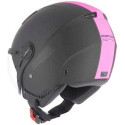 Helmet ASTONE HELMETS KSR-2 Black/Pink (Size 53-54)