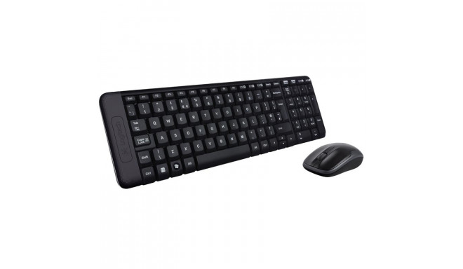 Logitech MK220, RUS, must - Juhtmevaba klaviatuur + hiir