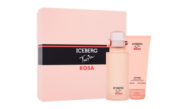 Iceberg Twice Rosa Eau de Toilette (125ml) (Edt 125 ml + Body Lotion 100 ml)