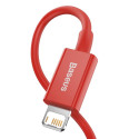 Baseus cable Superior USB - Lightning 1,0 m 2,4A red