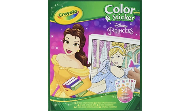 CRAYOLA PRINCESS Раскраска с наклейками