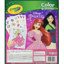 CRAYOLA Princeses krāsojamā grāmata ar uzlīmēm
