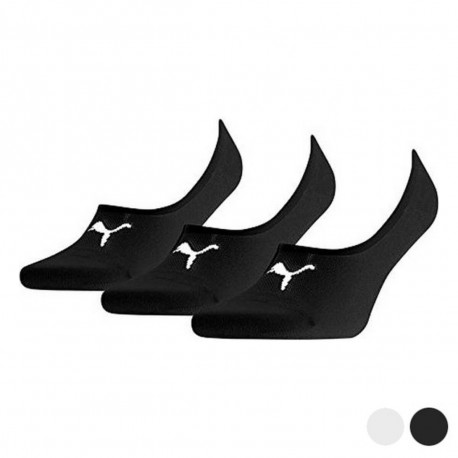 Ankle Socks Puma FOOTIE (3 pairs) White - White - 43-46