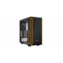 be quiet! korpus Pure Base 600 Window, must/oranž