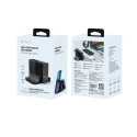 Devia wall charger Extreme PD QC 3.0 75W 2x USB-C 4x USB black