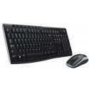 Logitech klaviatuur MK270 Wireless, must + hiir