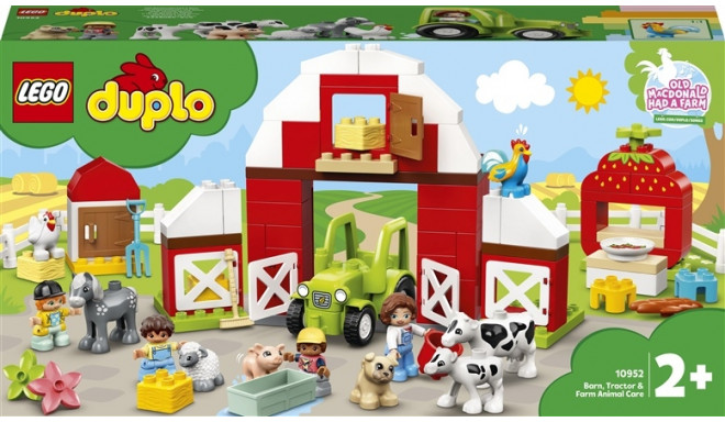 LEGO Duplo Stodoła, traktor i zwierzęta gospo