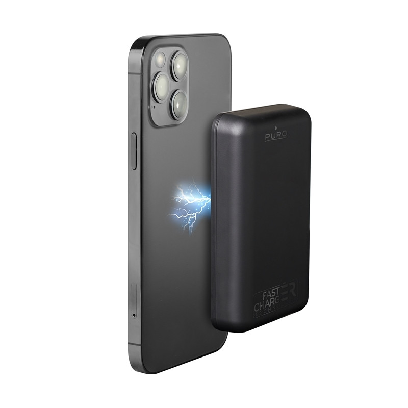 Puro PowerMag Power Bank - 5000mAh MagSafe induction power bank - Power ...