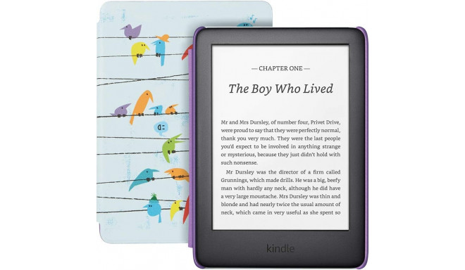 Amazon Kindle Kids 10th Gen 8GB rainbow birds cover