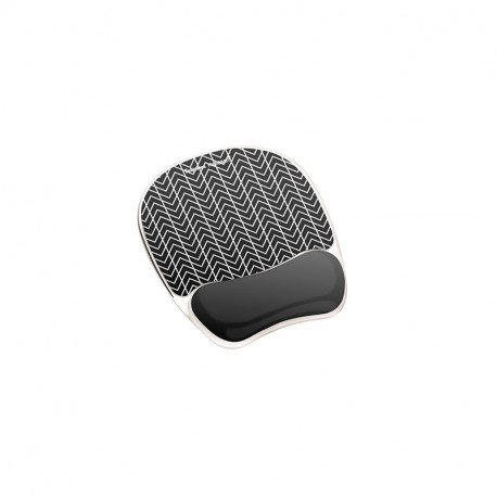 Fellowes mouse pad with wrist rest Chervron
