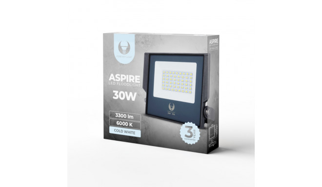 Floodlight LED ASPIRE 30W 6000K 3300lm 230V Forever Light