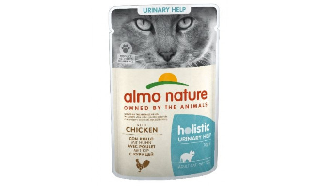 ALMO NATURE Holistic Urinary help - wet food for adult cats with chicken - 70g