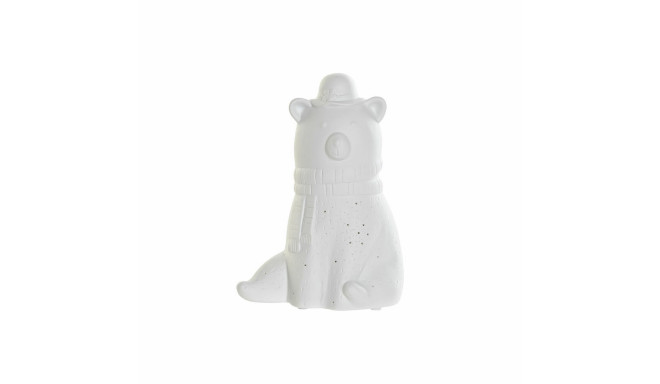 Galda lampa DKD Home Decor 17 x 12 x 23 cm Porcelāns Balts 220 V 25 W