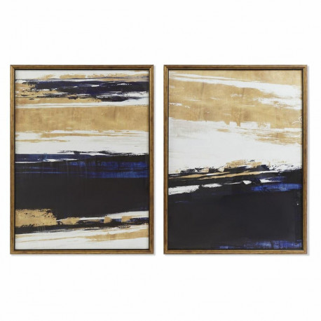 Maal DKD Home Decor Abstraktne (60 x 3 x 80 cm) (2 Ühikut)