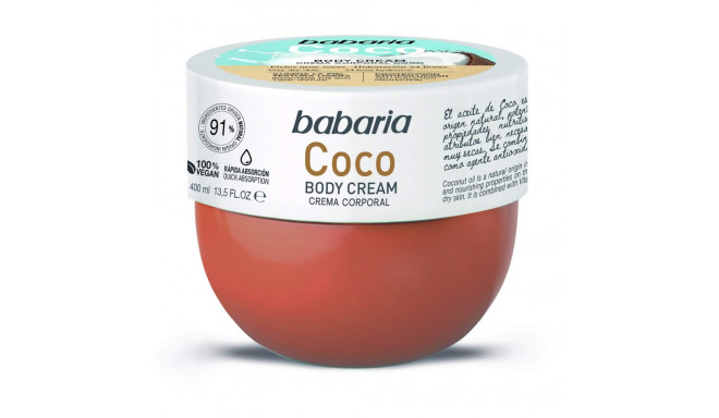 Body Cream Babaria Coconut (400 ml)
