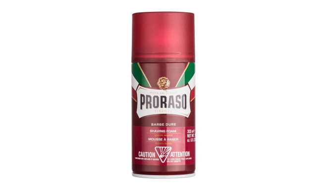 PRORASO Red Shaving Foam Shaving Foam (300ml)