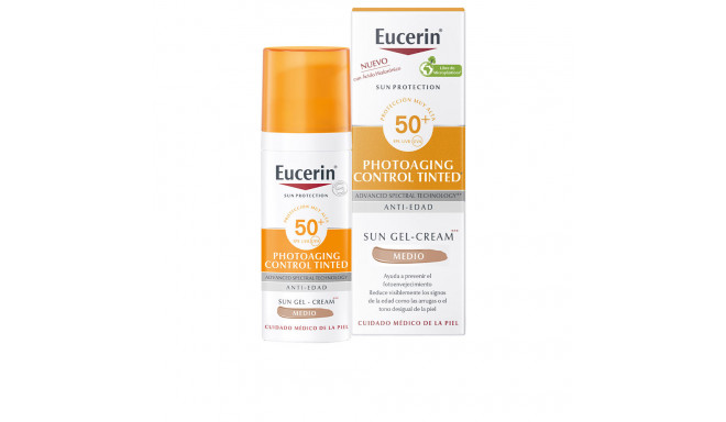 EUCERIN SUN PROTECTION PHOTOAGING gel-crema SPF50+ #medium 50 ml