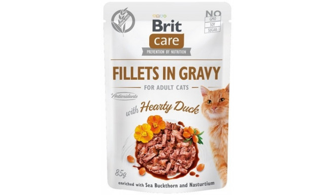 BRIT Care Fillets in Gravy duck fillets in sauce - wet cat food - 85 g