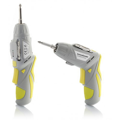 InnovaGoods cordless screwdriver with accessories 33pcs