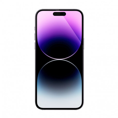 5D Full Glue Tempered Glass for iPhone 14 PRO with applicator black