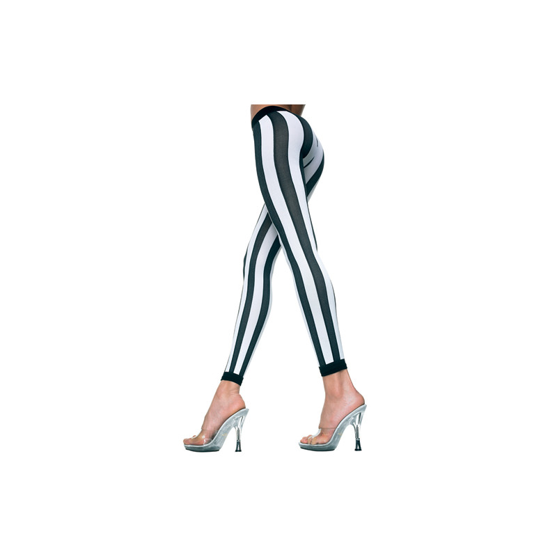 Vertical Stripe Tights by Music Legs