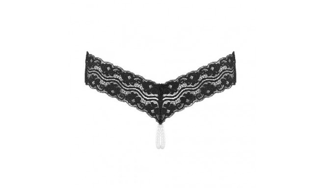 Underneath - Crotchless Mira G-string With Pearl Chain (L/XL)