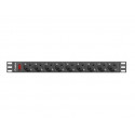 LANBERG RACK POWER STRIP 19" PDU 1U 9X SHUKO