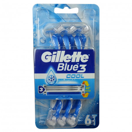 GILLETTE BLUE 3 COOL MAQUINILLA PACK 6UN